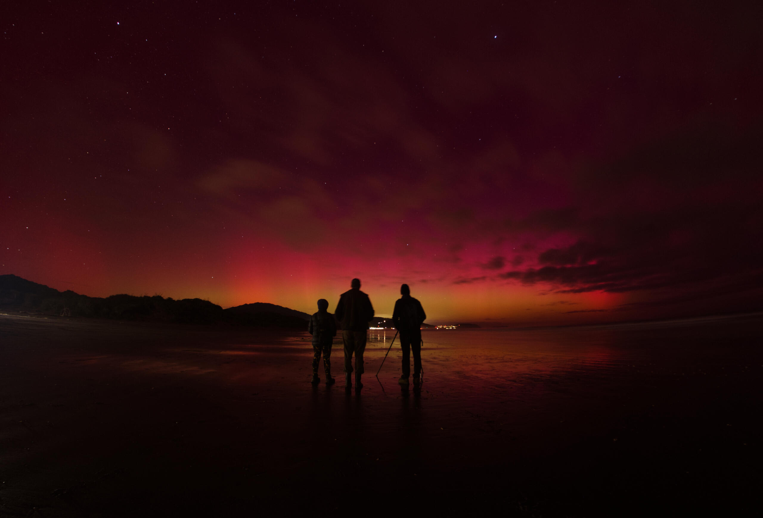 Aurora Australis from Kapiti